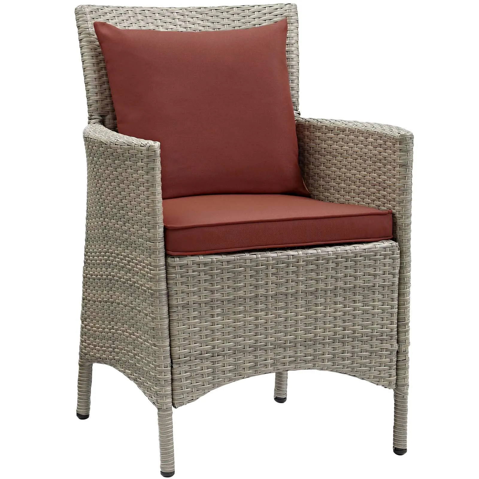 Conduit 7 Piece Outdoor Patio Wicker Rattan Dining Set by Modway