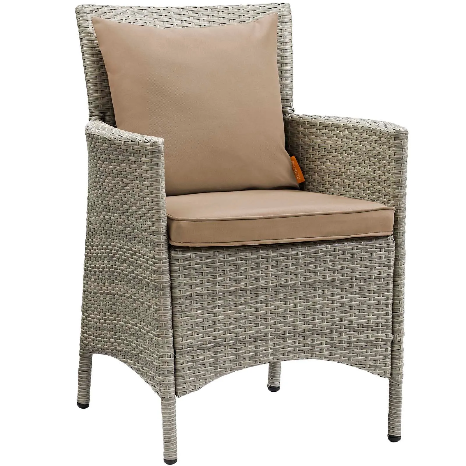 Conduit 7 Piece Outdoor Patio Wicker Rattan Dining Set by Modway