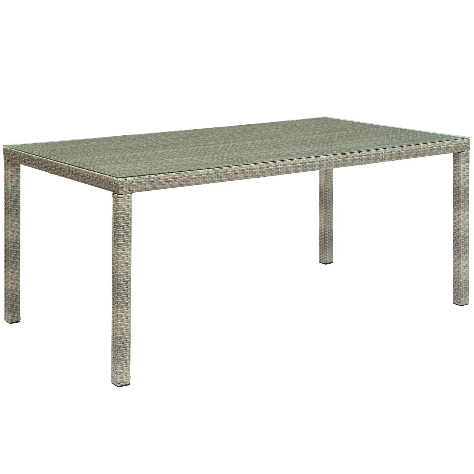 Conduit 7 Piece Outdoor Patio Wicker Rattan Dining Set by Modway