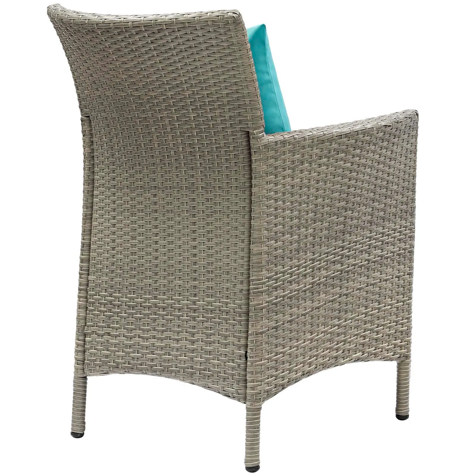 Conduit 7 Piece Outdoor Patio Wicker Rattan Dining Set by Modway