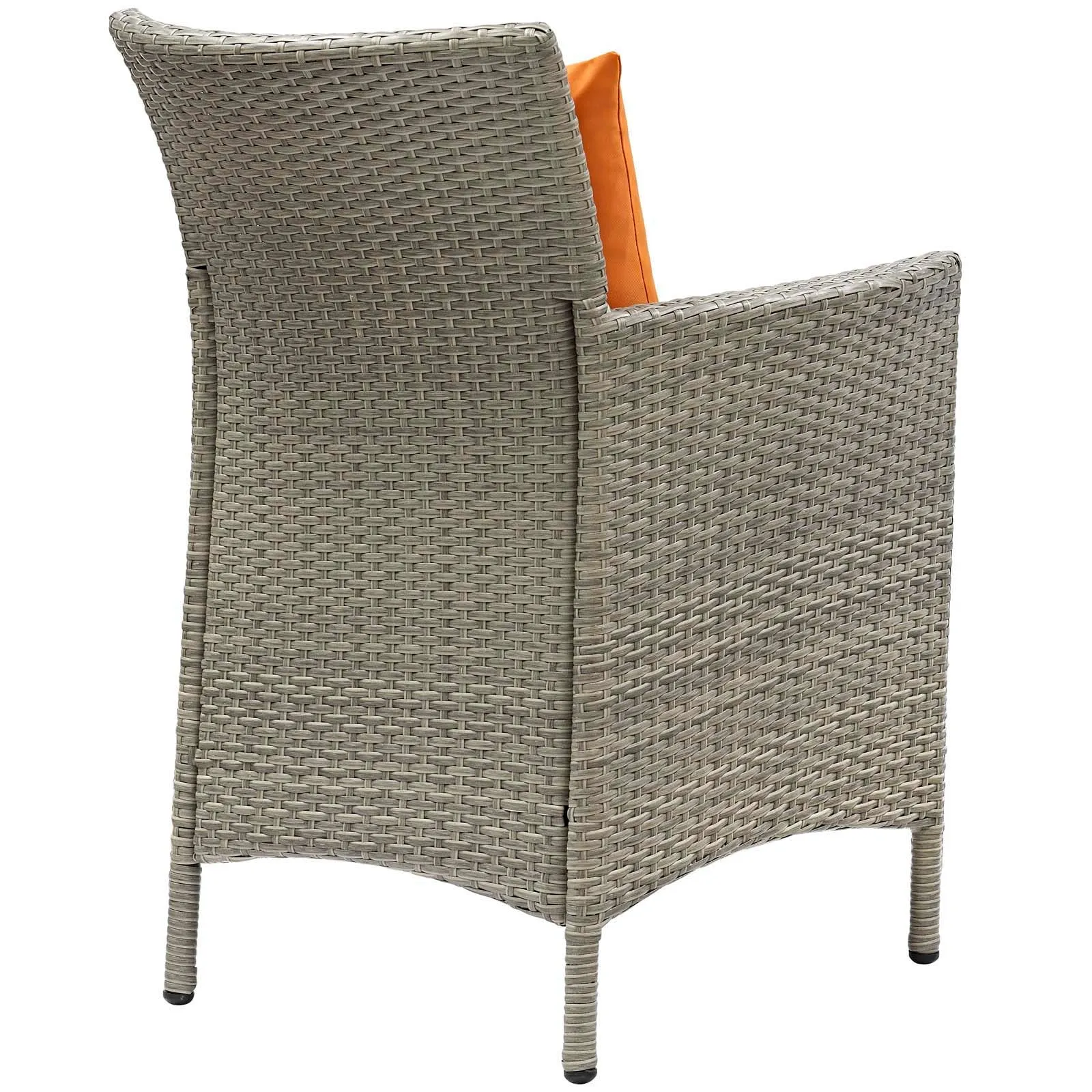 Conduit 7 Piece Outdoor Patio Wicker Rattan Dining Set by Modway