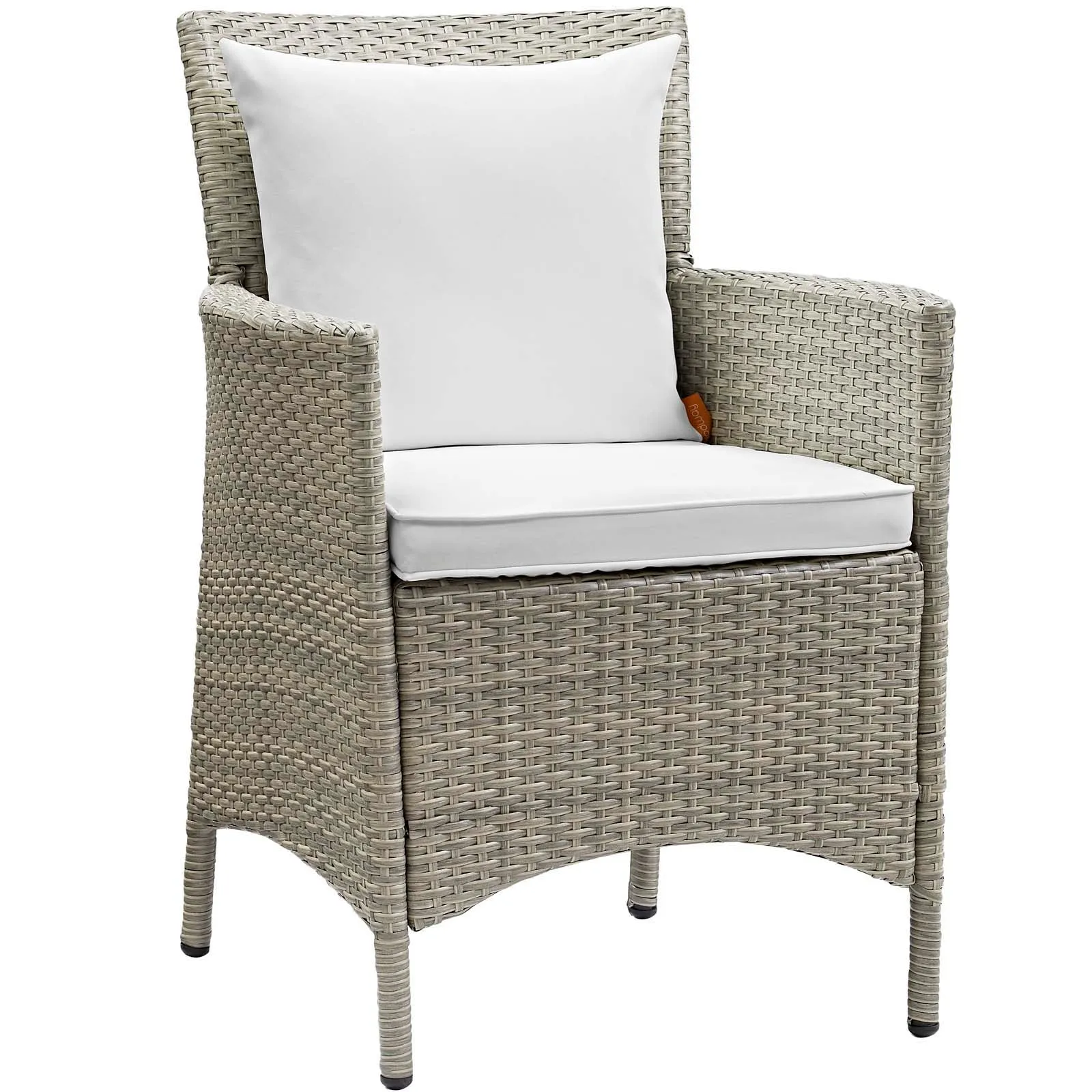 Conduit 7 Piece Outdoor Patio Wicker Rattan Dining Set by Modway