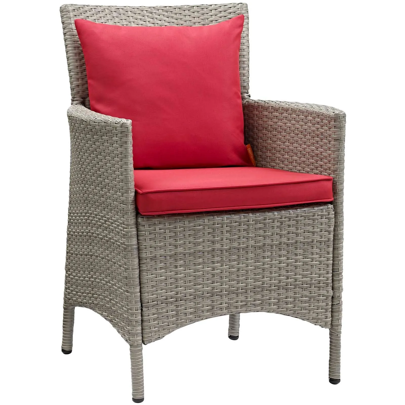 Conduit 7 Piece Outdoor Patio Wicker Rattan Dining Set by Modway