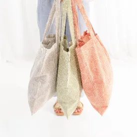 Cotton Block Print Market Tote