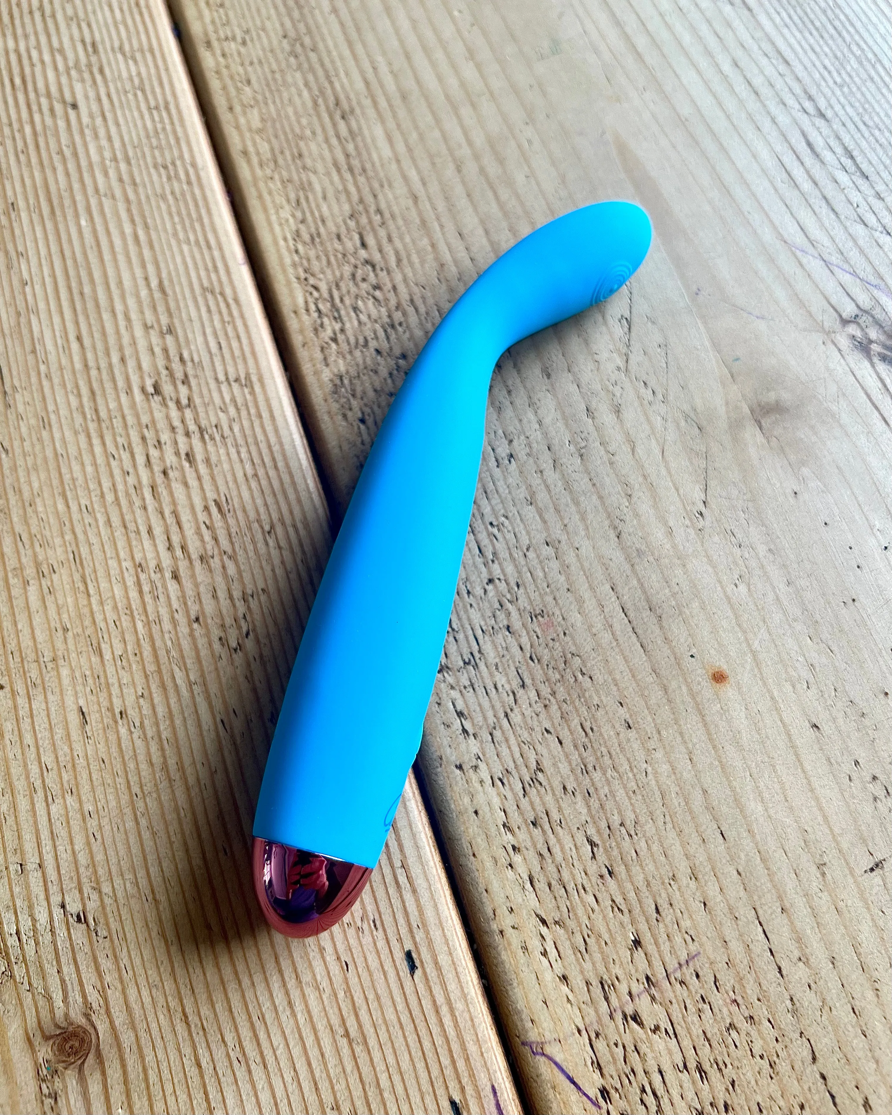 Cuties Silk Touch Rechargeable Mini Vibrator Blue