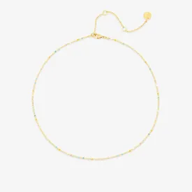 Dainty Enamel Chain Choker