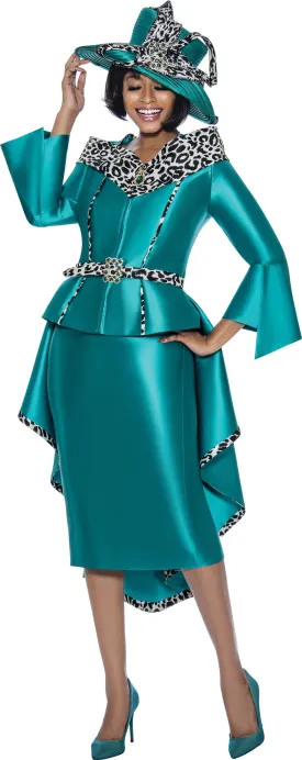 Designer Church Suits 7935C-Green