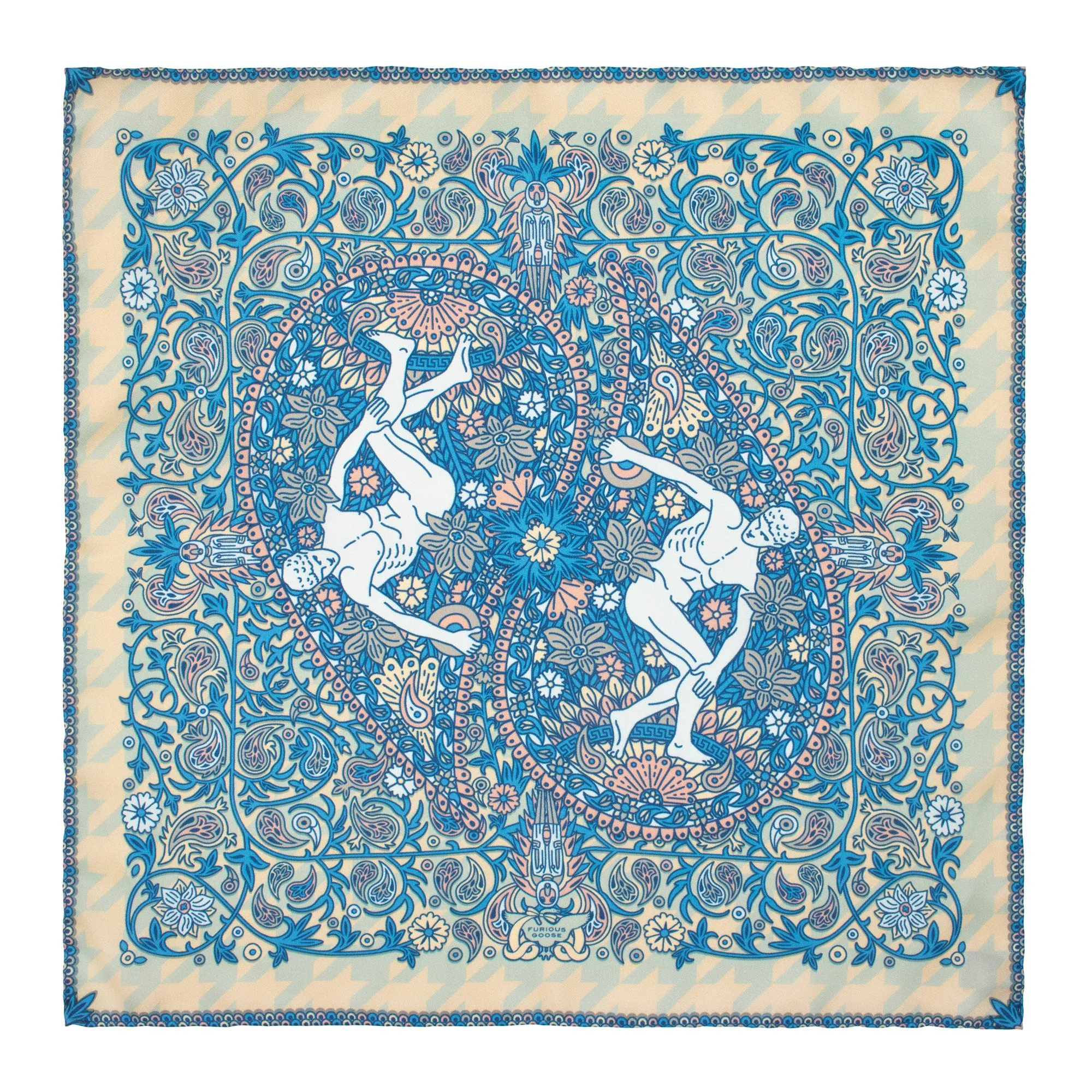 Discobolos Luxor, Paisley Gods Silk Pocket Square