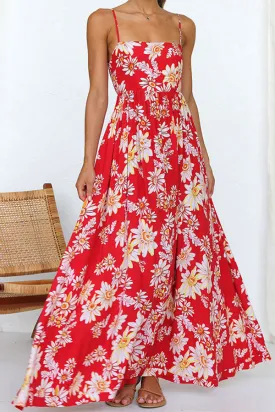 Elegant Sleeveless Printed Dress