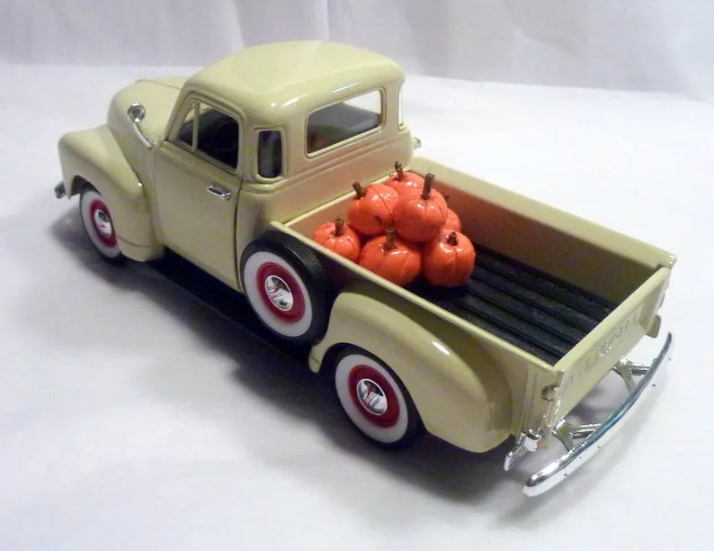 Farmhouse Truck Decor, Diecast truck decor, Pumpkin Patch Farm Truck, Farmhouse decor, Metal truck