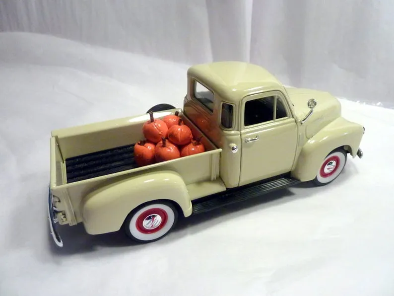 Farmhouse Truck Decor, Diecast truck decor, Pumpkin Patch Farm Truck, Farmhouse decor, Metal truck