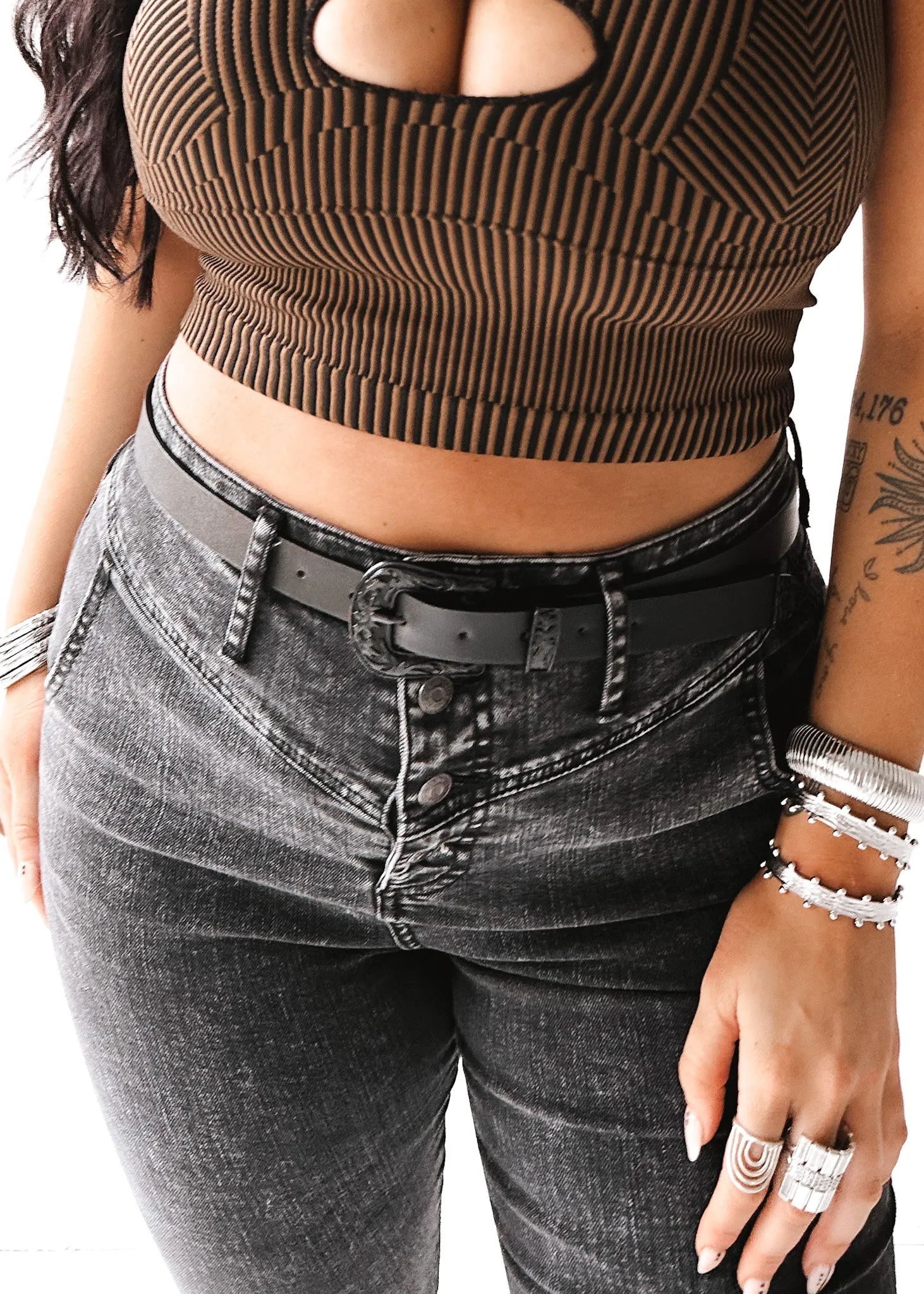 FINAL SALE: AUSTIN BUCKLE BELT