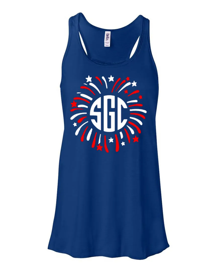 FIREWORKS MONOGRAM SHIRT