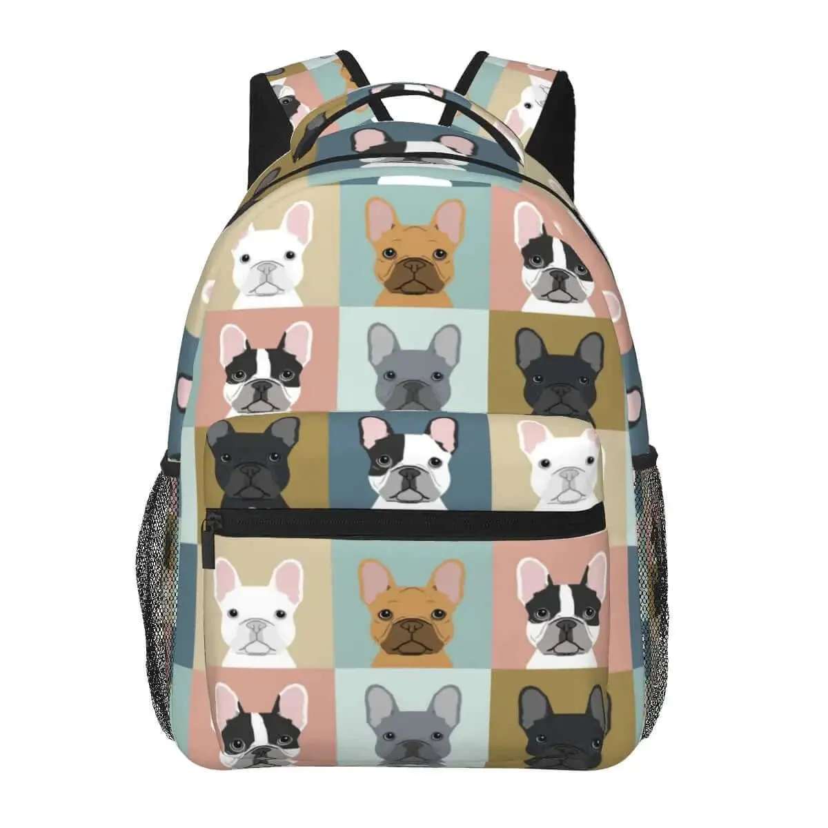 French Bulldog Print Backpack - Frenchies