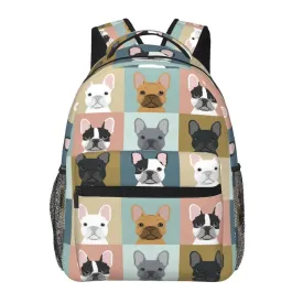 French Bulldog Print Backpack - Frenchies