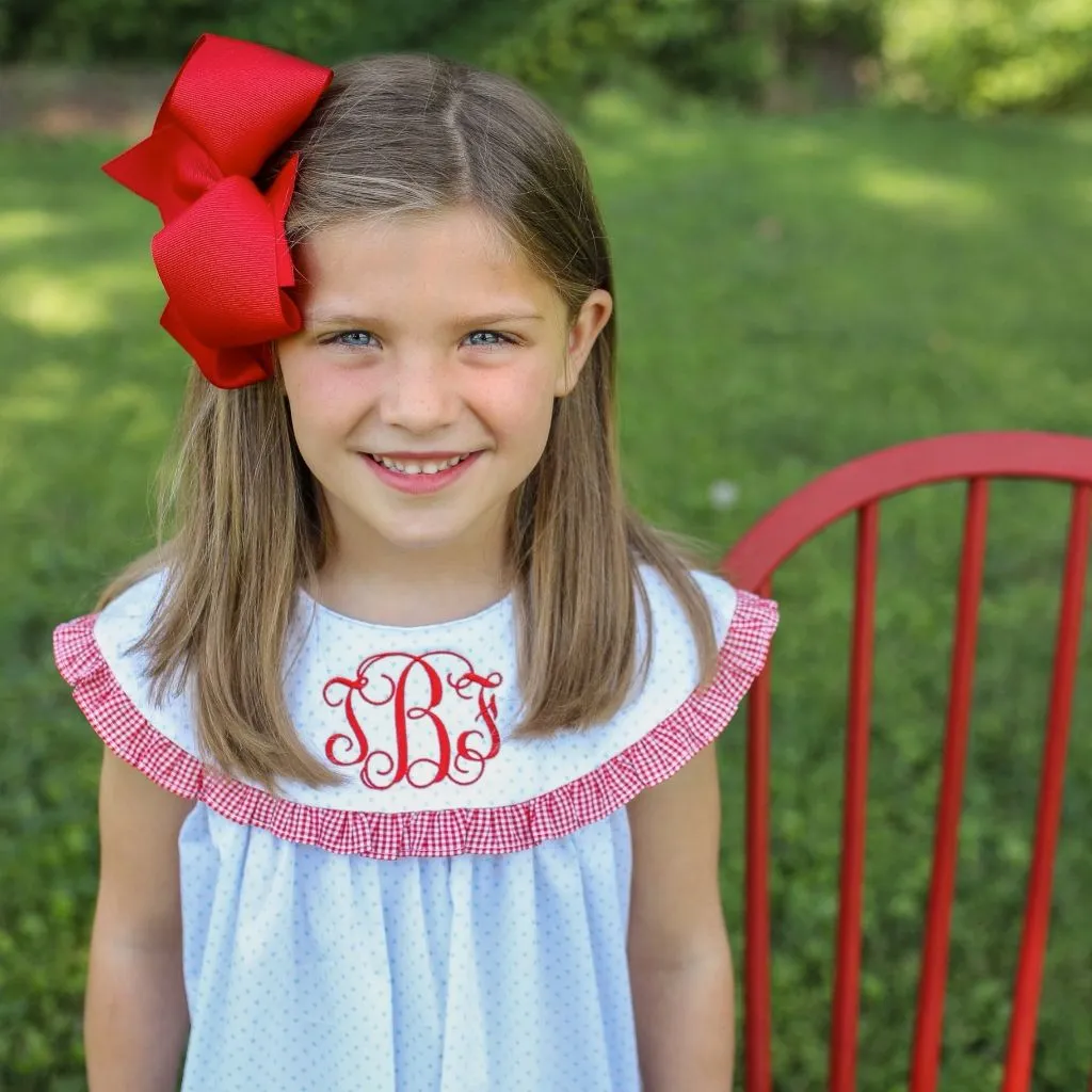 Gingham Apple Float Dress