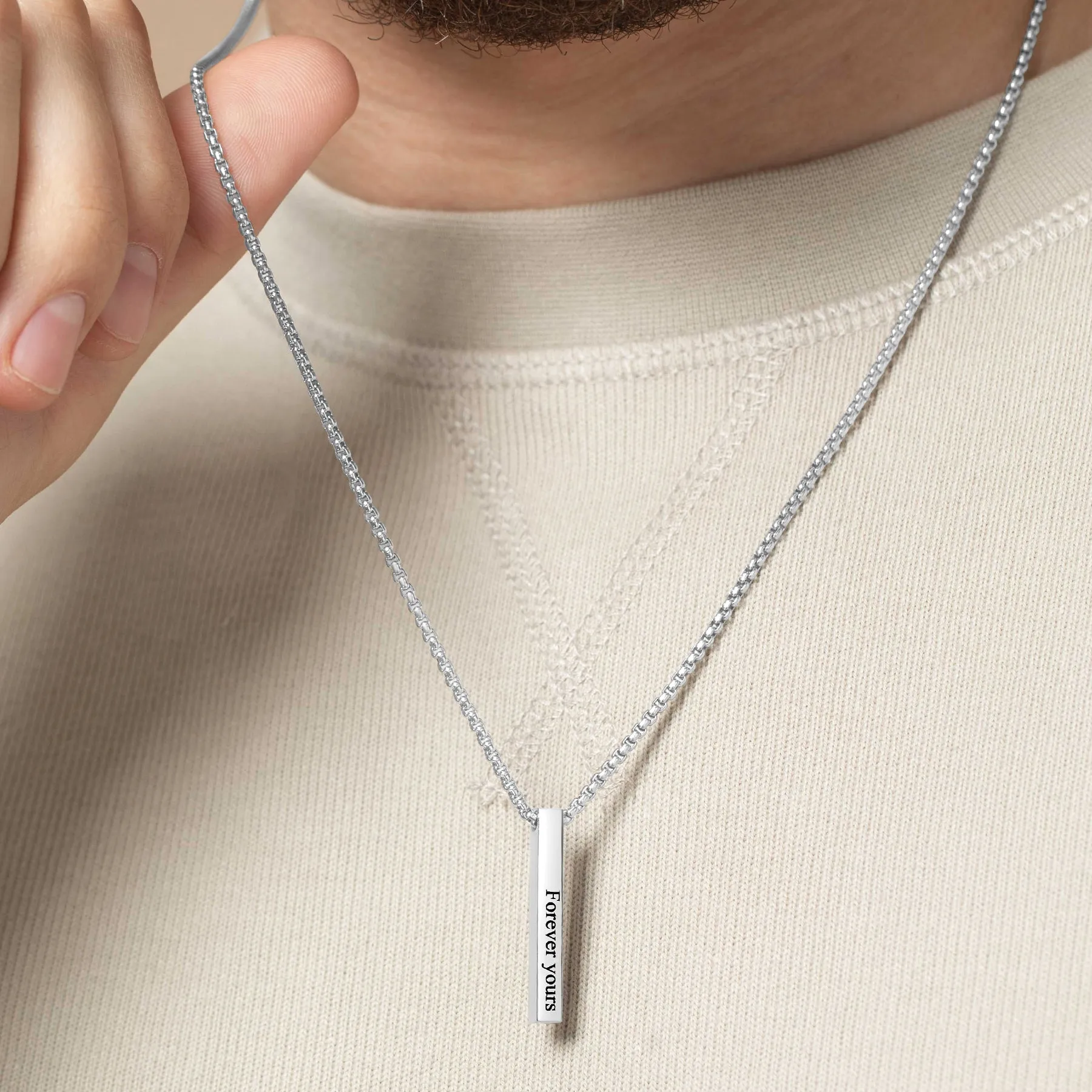 Goma Silver – Personalized Necklace