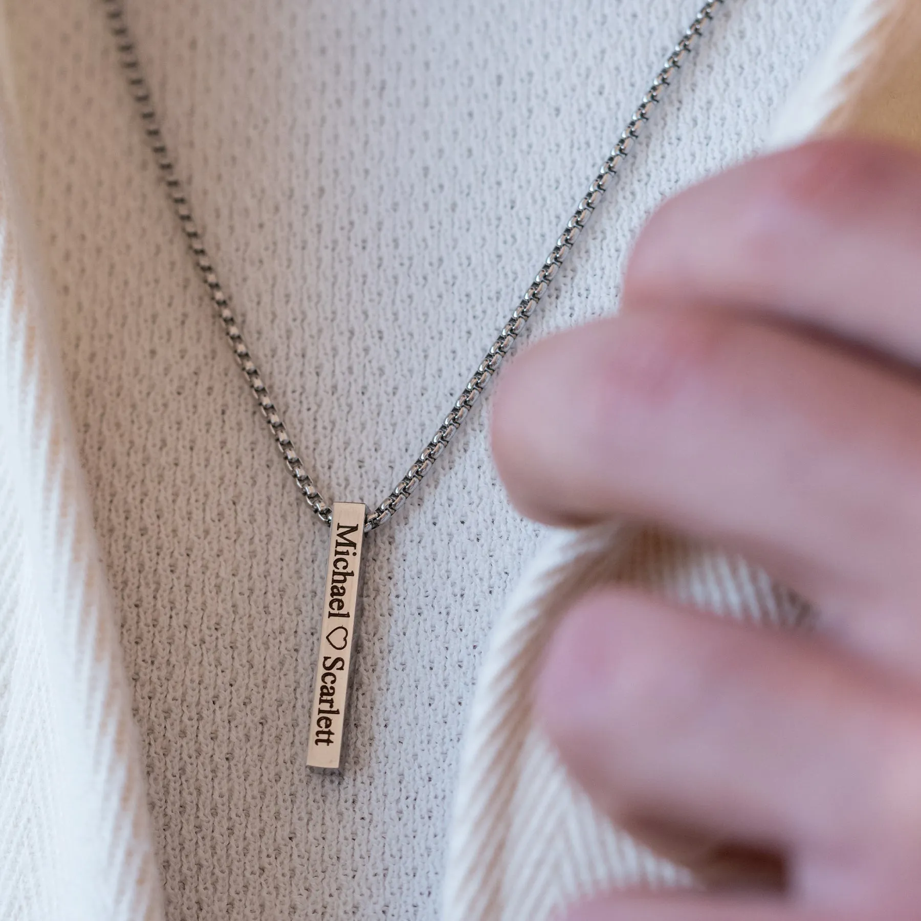 Goma Silver – Personalized Necklace