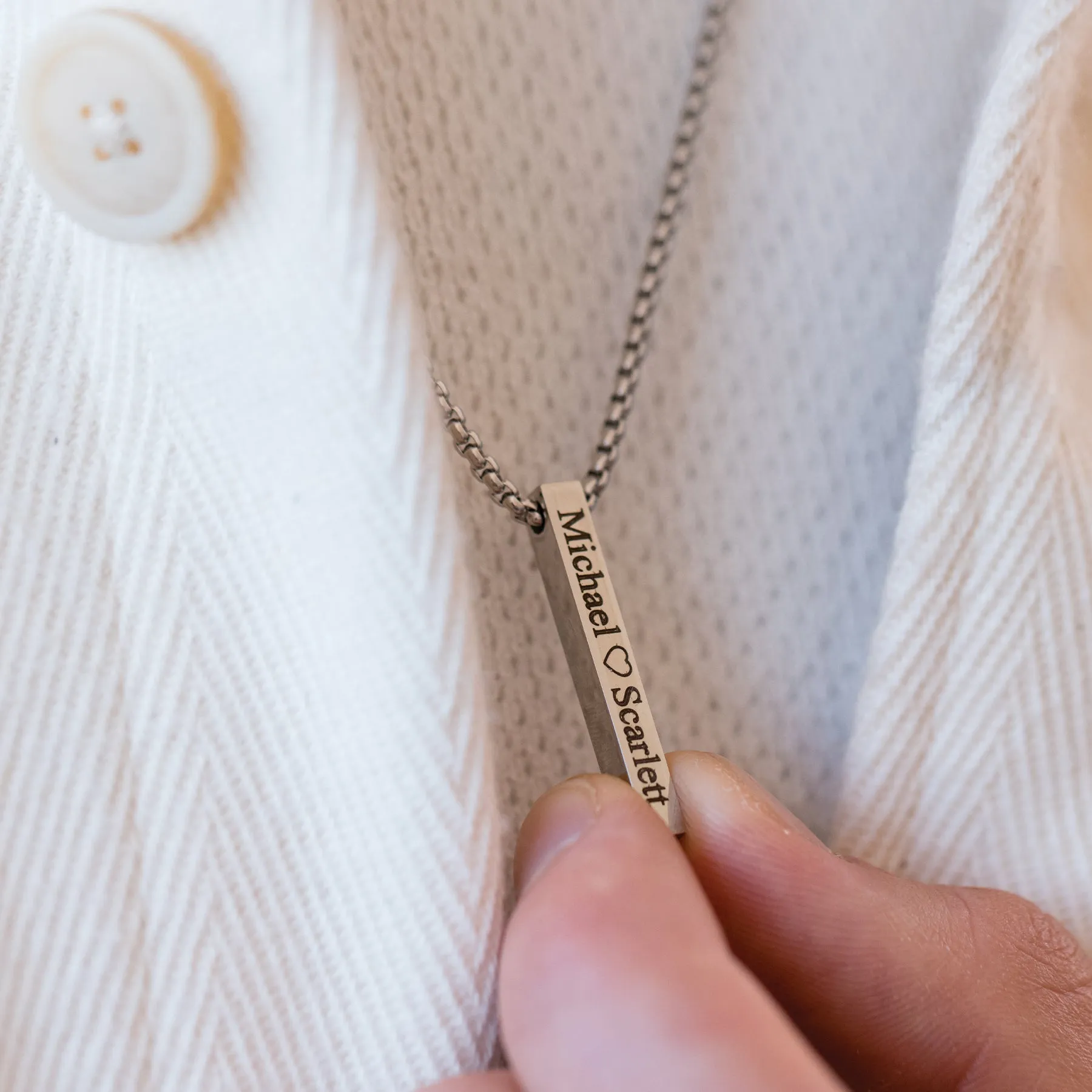 Goma Silver – Personalized Necklace