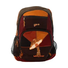 Groovy Mushroom Corduroy Backpack