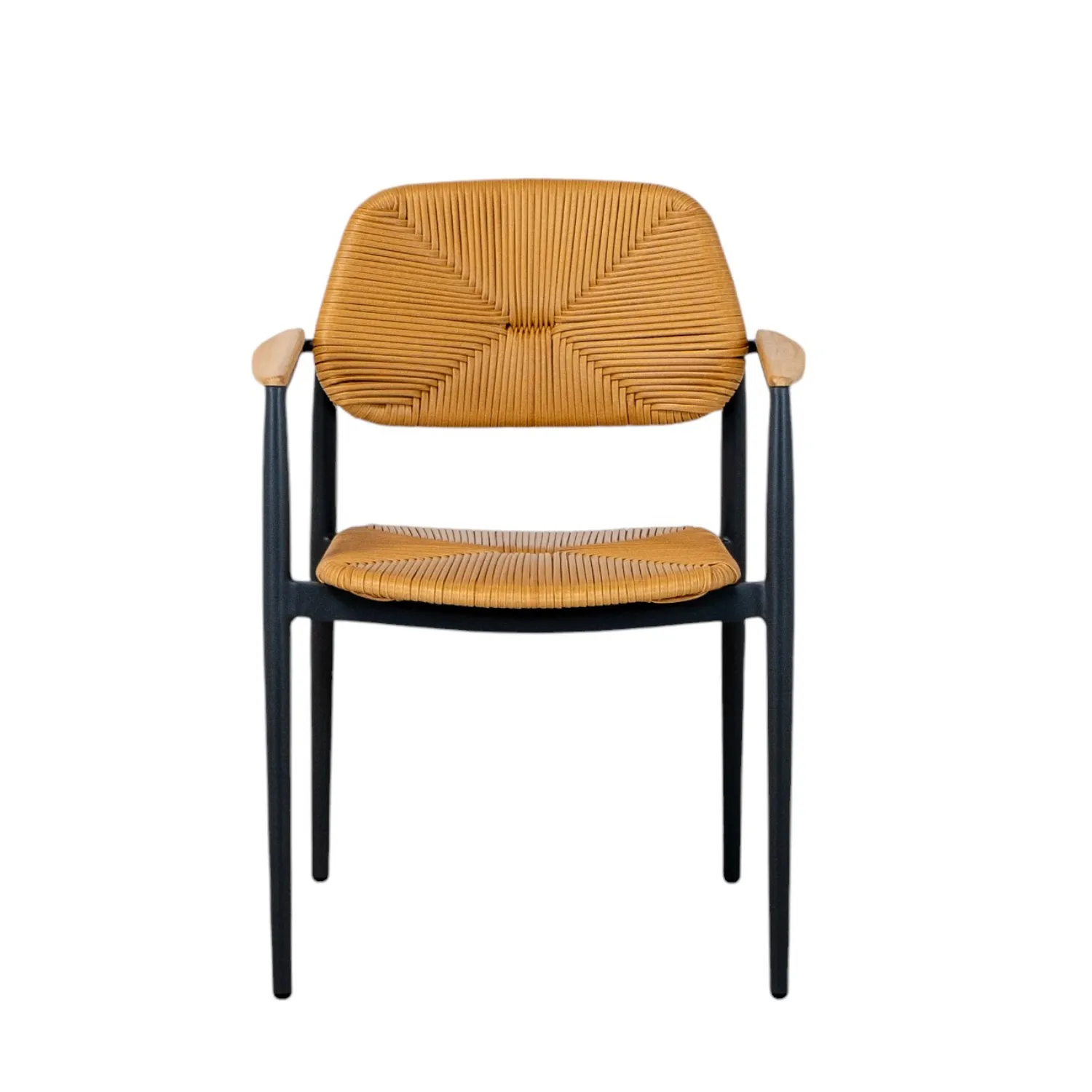 Hampton Wicker Dining Arm Chair
