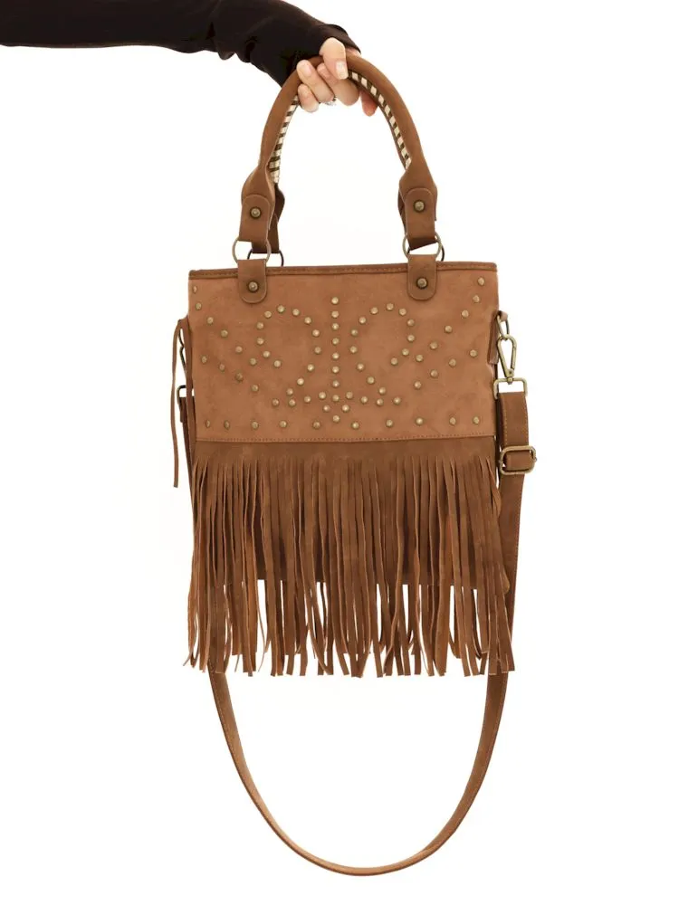 Handheld Crossbody Dual Purpose Tassel Bag【s0000006256】