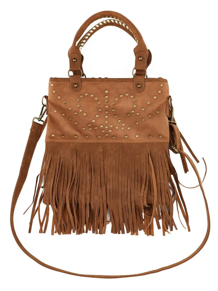 Handheld Crossbody Dual Purpose Tassel Bag【s0000006256】