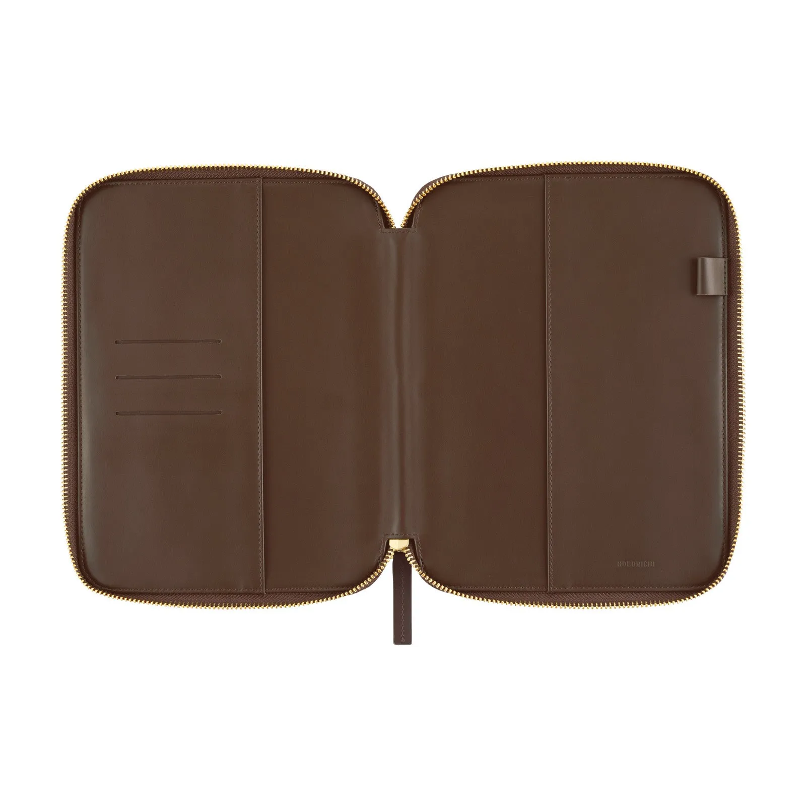 Hobonichi Techo Cover Cousin A5 -  Taut Zipped (Café au Lait Plaid)