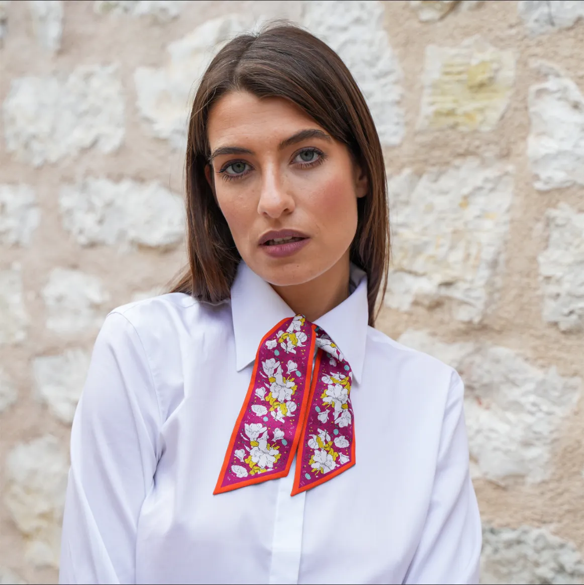 'I Fiori' Silk Twilly Scarf