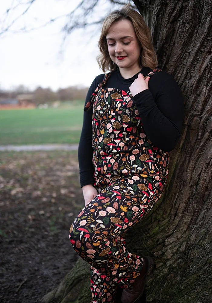 Jordan Mushroom & Toadstool Print Dungaree