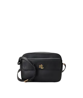Leather Medium Marcy Camera Bag - Black