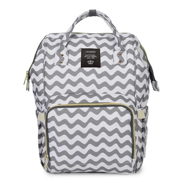 Lequeen Fashion Mummy Maternity Nappy Bag Large Capacity