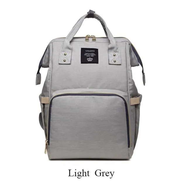 Lequeen Fashion Mummy Maternity Nappy Bag Large Capacity