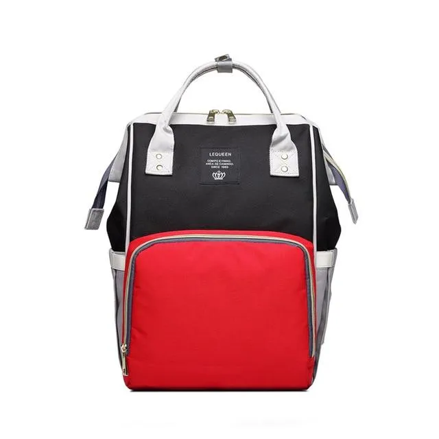 Lequeen Fashion Mummy Maternity Nappy Bag Large Capacity