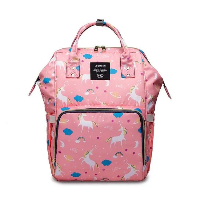 Lequeen Fashion Mummy Maternity Nappy Bag Large Capacity