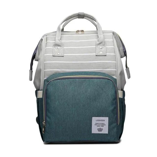 Lequeen Fashion Mummy Maternity Nappy Bag Large Capacity