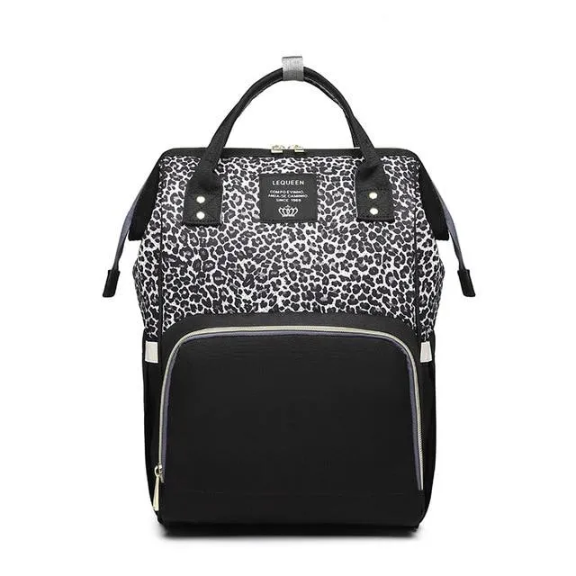 Lequeen Fashion Mummy Maternity Nappy Bag Large Capacity