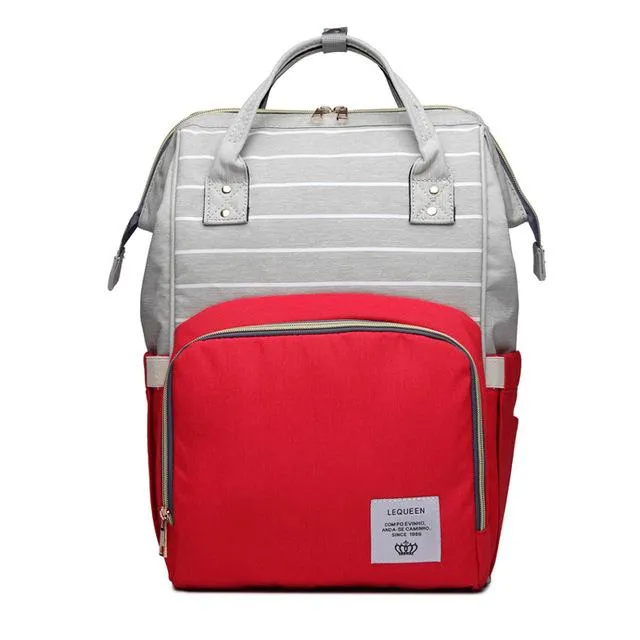 Lequeen Fashion Mummy Maternity Nappy Bag Large Capacity