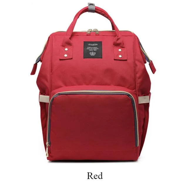 Lequeen Fashion Mummy Maternity Nappy Bag Large Capacity