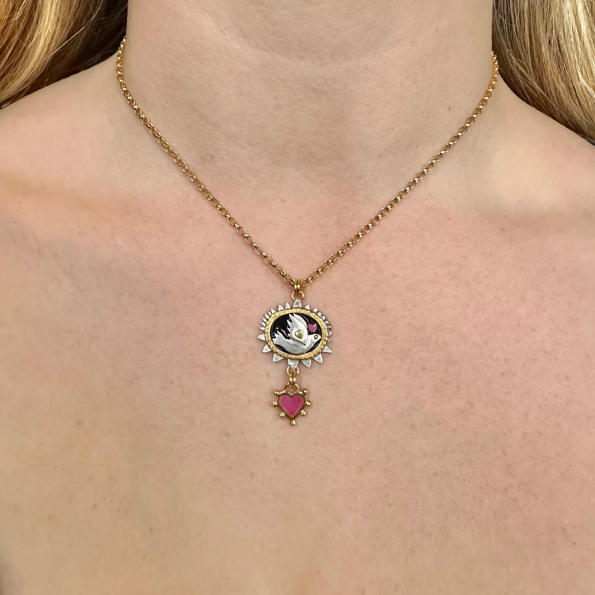 Limited Edition Black Mythic Bird Necklace