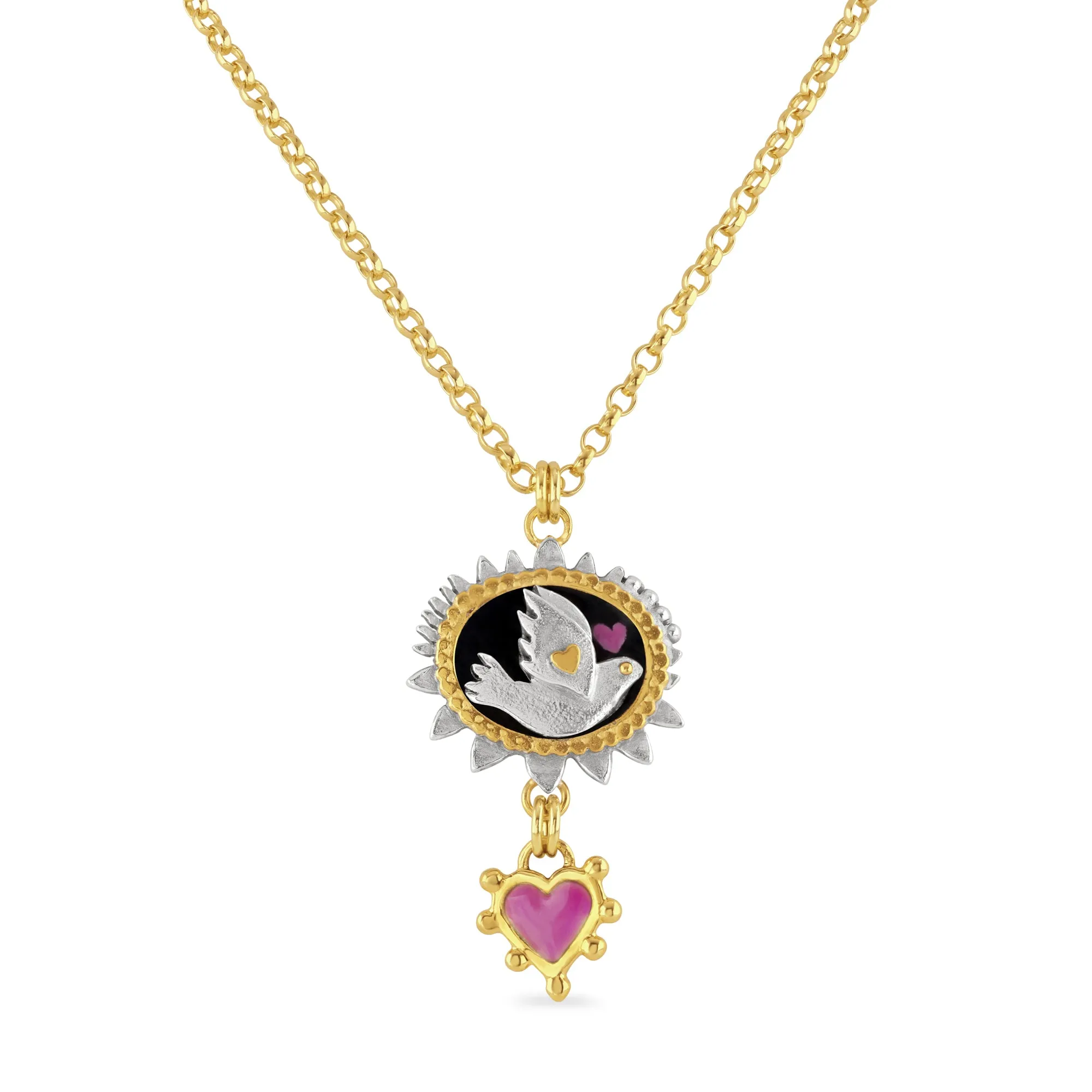 Limited Edition Black Mythic Bird Necklace