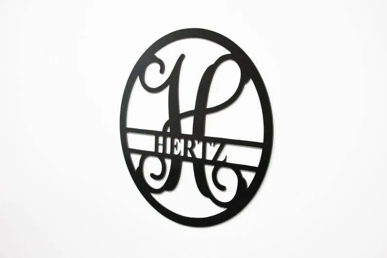 Monogram - Metal Wall Art