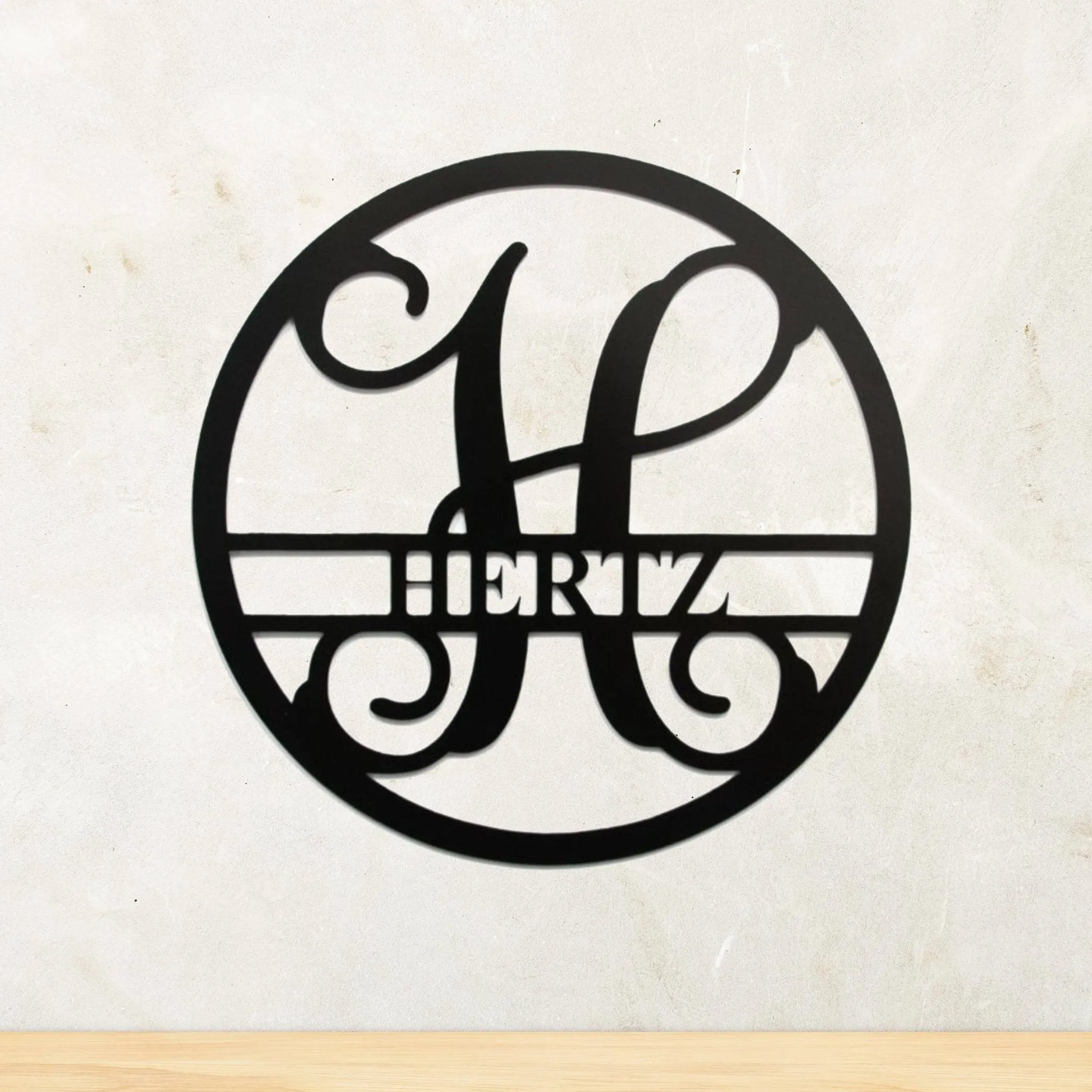 Monogram - Metal Wall Art