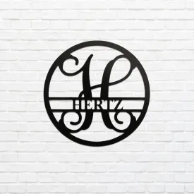 Monogram - Metal Wall Art