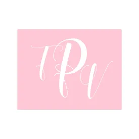 Monogram Stationery- Foldover