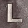 Monogrammed Ringlet Alphabet Keychain