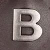 Monogrammed Ringlet Alphabet Keychain