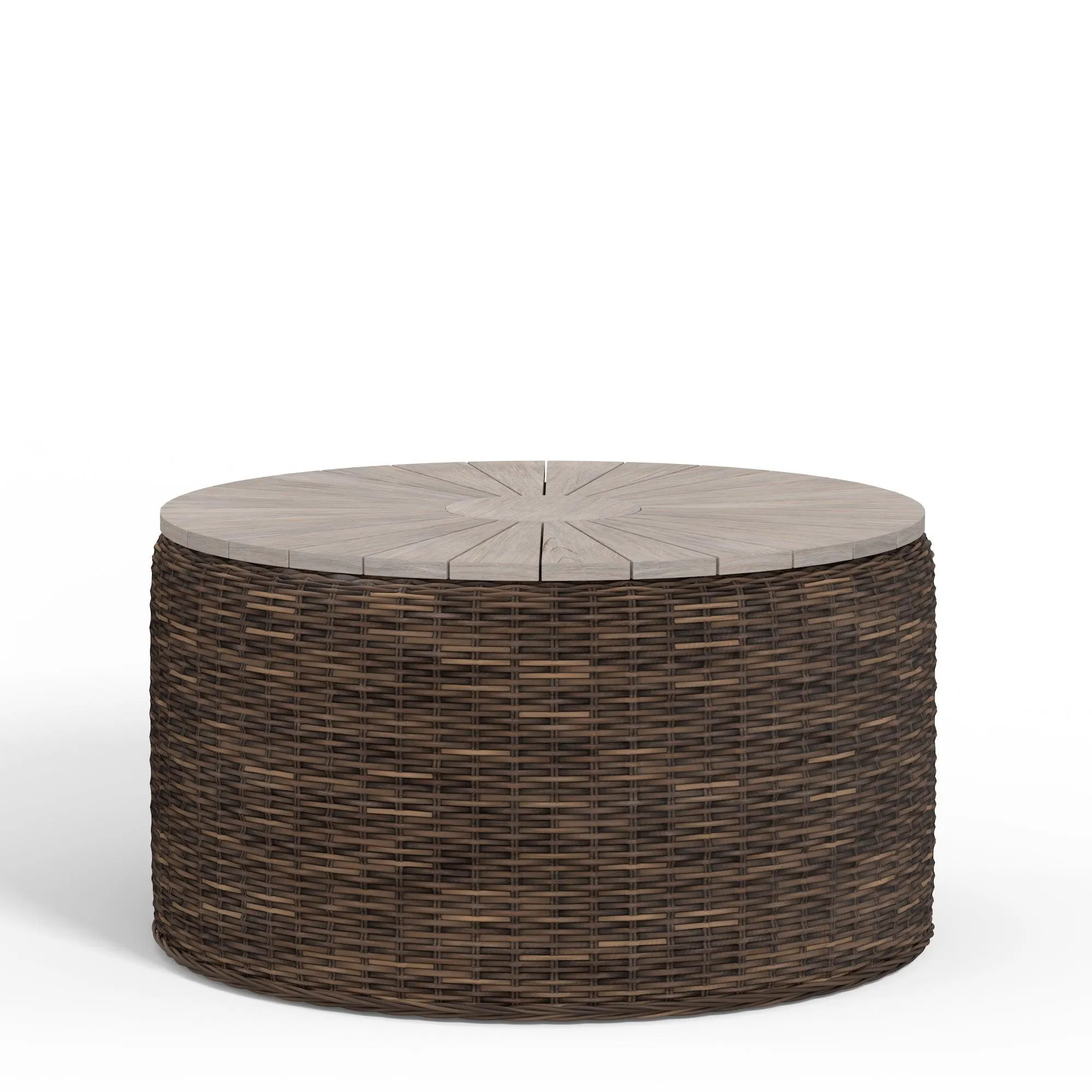 Newport Outdoor Round Coffee/Umbrella Table