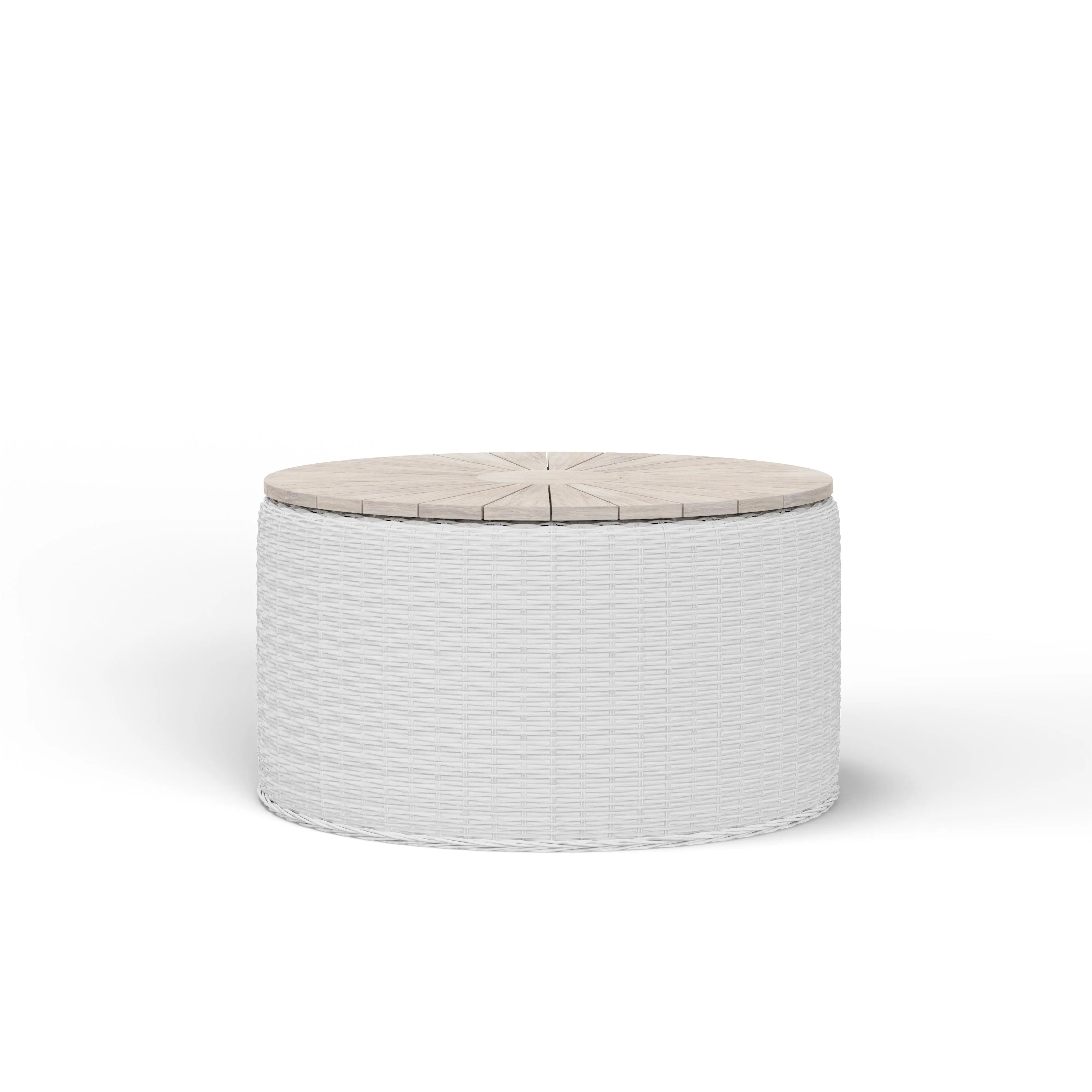 Newport Outdoor Round Coffee/Umbrella Table