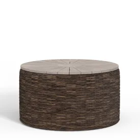 Newport Outdoor Round Coffee/Umbrella Table
